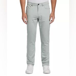 Perry Ellis Slim Fit Stretch Pants Light Gray Size 33x30‎ NWT